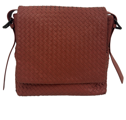 Messenger intrecciato, 550&euro;, Rosado, Animal - Piel, Vista frontal